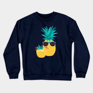 Hawaiian Pineapple T-Shirt with Sunglasses – Cool Tee Shirt Crewneck Sweatshirt